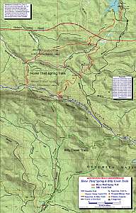 Horse Thief Spring-Billy Creek Map at 1:24,000 scale.