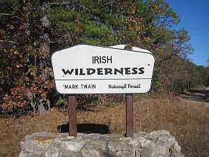 Irish Wilderness TH Sign