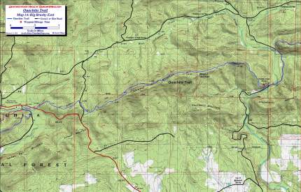 Ouachita Trail Map 14 Big Brushy East.