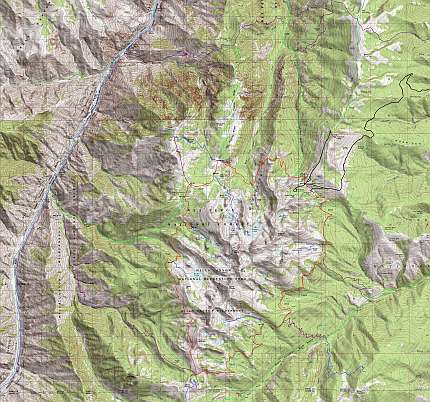 Seven Devils Map at 1:24,000 scale.