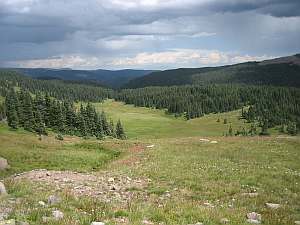 South San Juan Valley below Green Lake.
