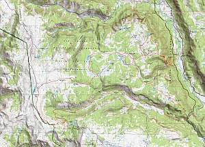 South San Juan, Victoria Hike Map at 1:24,000 scale.