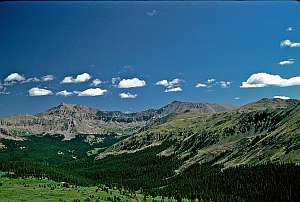 Unnamed basin north of Mt Nebo.
